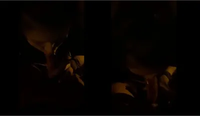 Cho eny dâm bú chuối trong công viên