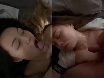 Xuất tinh lên mặt bạn gái ngại ngùng