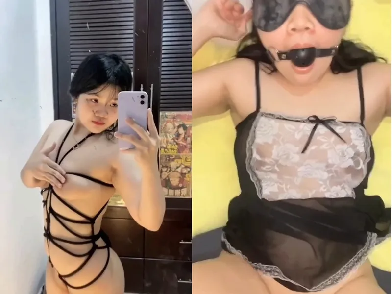 Bạo dâm gấu vú đẹp trông bộ đồ hầu gái